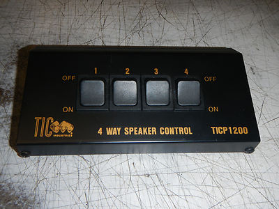 tic industries 4 way speaker control ticp 1200 | eBay