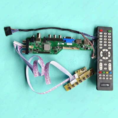 For LP173WD1-TLE1/TLF1 USB AV HDMI 40Pin 1600x900 LVDS DVB-T2/C Driver Board Kit
