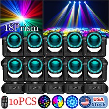 150W 18Prism LED Moving Head Light RGBW Beam Stage DJ Disco Show DMX Lighting US