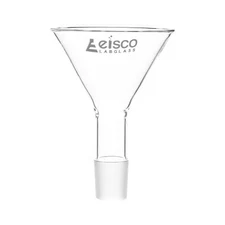 Eisco Jointed Powder Funnel, 100mm Diameter, 29/32 Joint - Borosilicate Glass