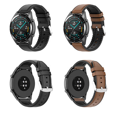 Silicone Leather Watch Band Strap Bracelet for Huawei Watch GT/GT 2e/GT2 Pro/GT2