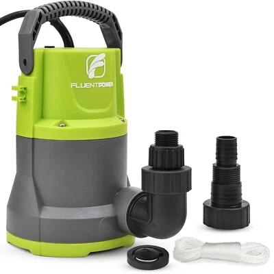 FLUENTPOWER 3/4HP 3500GPH Submersible Sump Utility Water Pump Manual Control