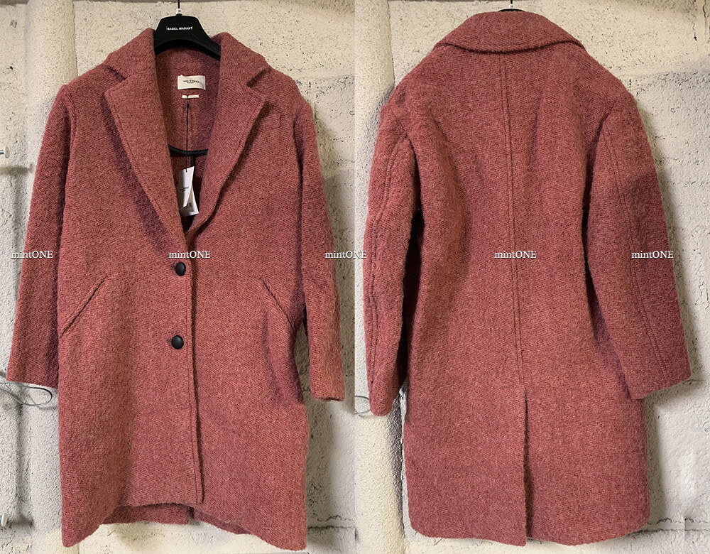NEW etoile Isabel marant dante pink coat size 38 | eBay