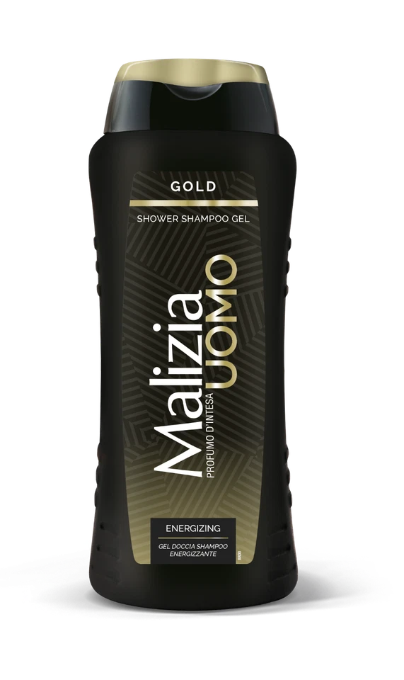 MALIZIA MIRATO MALIZIA UOMO Gold 2 IN 1 DUSCHGEL & SHAMPOO 250ml