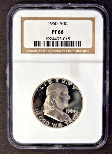 1960 Franklin Half Dollar Proof - NGC PF66