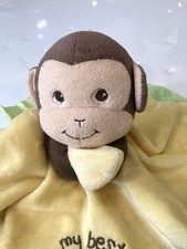 Garanimals Monkey Lovey Security Blanket Yellow Green My Best Friend Baby Plush