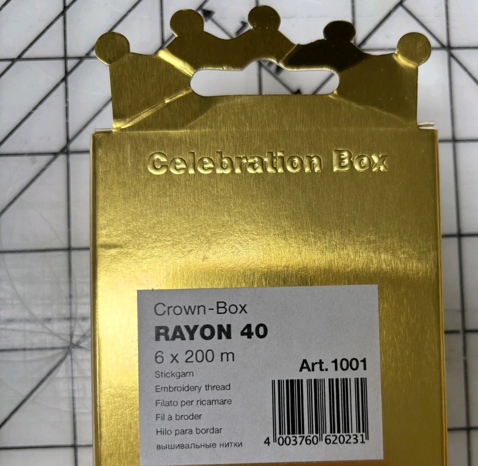 Madeira 100 Years - Embroidery Thread Celebration Crown Box - No: 1001 - Image 2 of 3