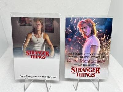   Individuelle Autogrammkarte - STRANGER THINGS - Dacre Montgomery (Billy Hargrove)  