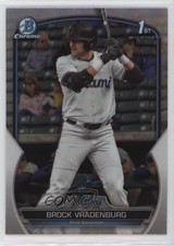 2023 Bowman Draft Chrome Refractor Brock Vradenburg #BDC-44 0b3