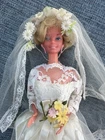 Vintage Mattel Barbie Bride Doll 1966 TNT Body – Philippines – Lace Wedding Gown