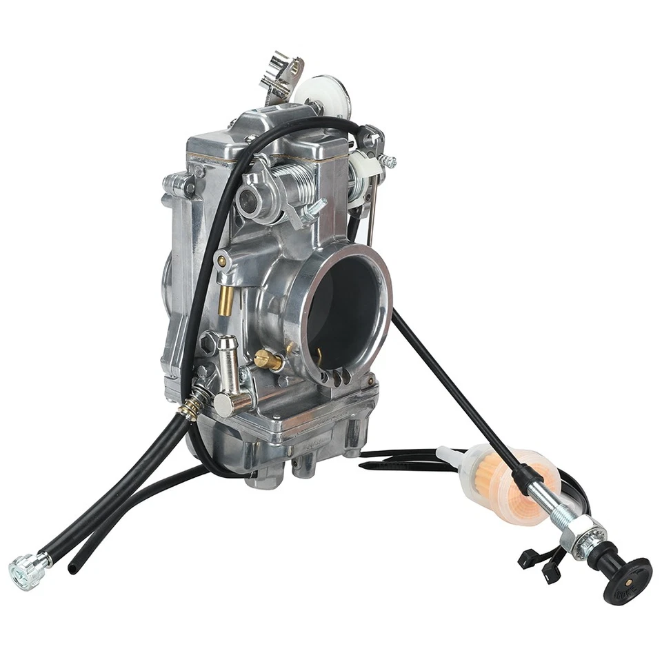 New HSR48 Race Carburetor Fit For Harley Davidson HSR 48mm 42-6265 Carb - Image 3 of 4