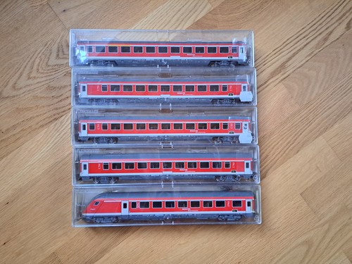 Fleischmann München Nürnberg Express 5-tlg 2x 510501, 875104 und 5, 160801 AC H0 | Zustand: Neu