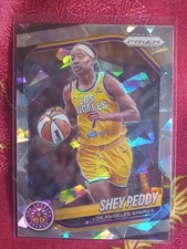 Shey Peddy 2025 Prizm WNBA basketball #136 CRACKED ICE Los Angeles Sparks LA