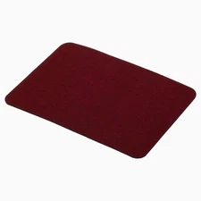 9"x8" Mouse Pad, Felt Dual Side Desk Pad Writing Mat for Office Home, Red