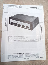 NOS SAMS PHOTOFACT SERVICE MANUAL 387/8 Harman-Kardon A-1040 "Trend II" 40W AMP
