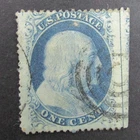 nystamps US Stamp # 24 Used $275 Rare Imperf          Y1x1742