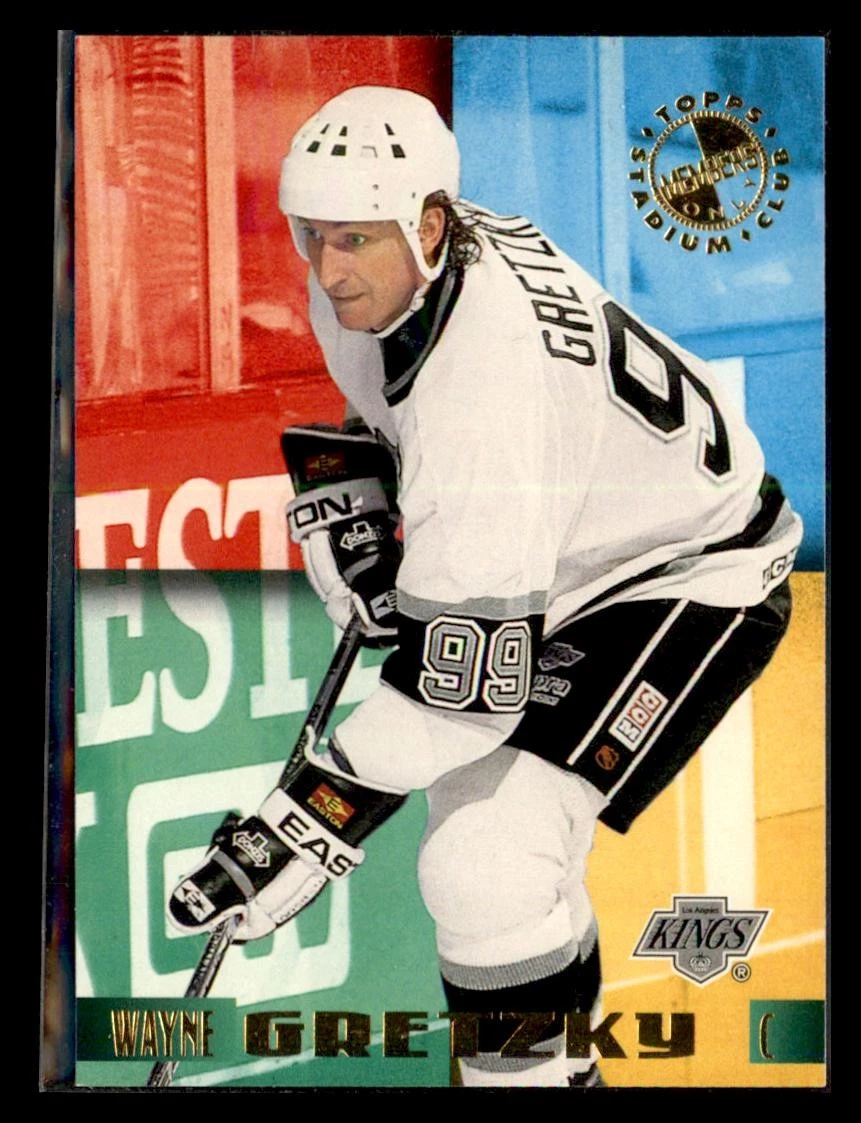 1995 Stadium Club Members Only 50 #32 Wayne Gretzky Los Angeles Kings HOCKEY ...