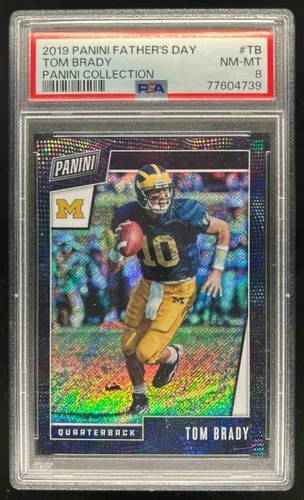 2019 Panini Black Friday Tom Brady Collection #TB Patriots PSA 8