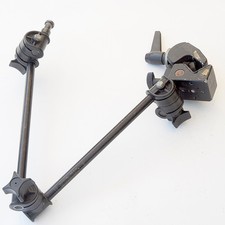 MANFROTTO #196 SUPPORT DE CAMÉRA À BRAS UNIQUE 2 SECTIONS ET #035 SUPER PINCE #8