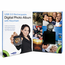 Sharper Image 1.4" Digital Photo Album Keychain - OPEN BOX NEVER USE
