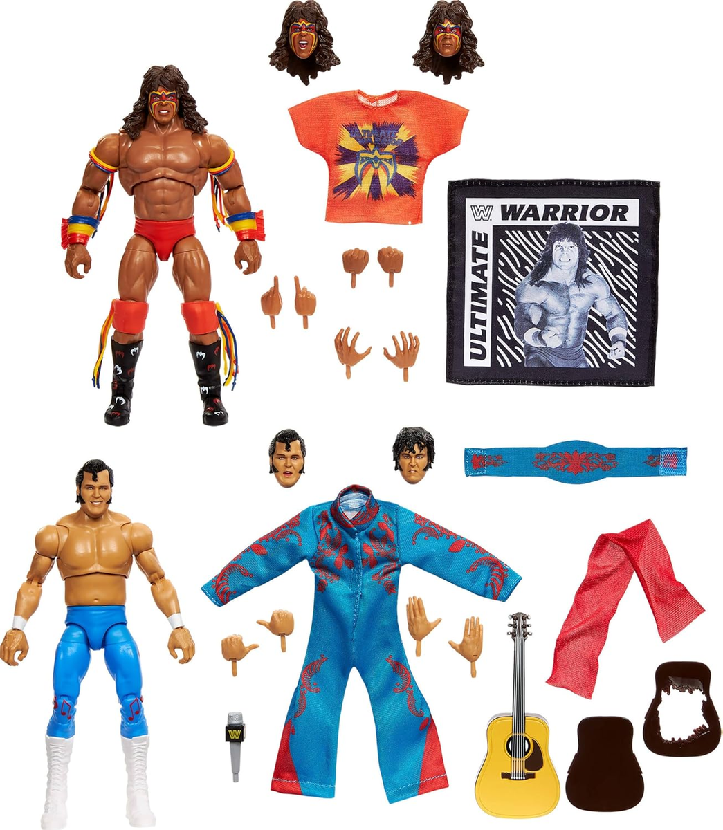 WWE Coliseum Collection Action Figure 2-Pack, Set with Ultimate