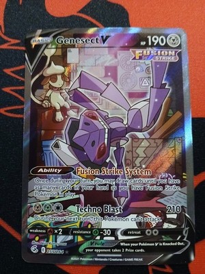 Genesect V (Alternate Full Art) 255/264 Swsh08: Fusion Strike Holo