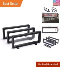 3 Pcs 3D Floating Display Case, Black Display Stand Holder 9" 3.54" 0.75"L W ...