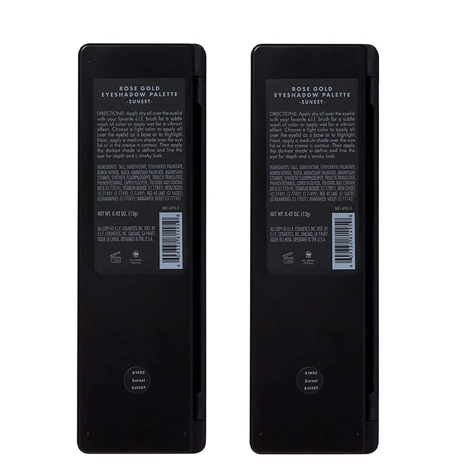 e.l.f. Rose Gold Eyeshadow Palette - Sunset - Image 3 of 4