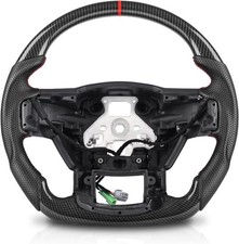 Steering Wheel for F150 Raptor 2015-2020 Hydro-Dip Carbon Fiber Heated Flat 2143