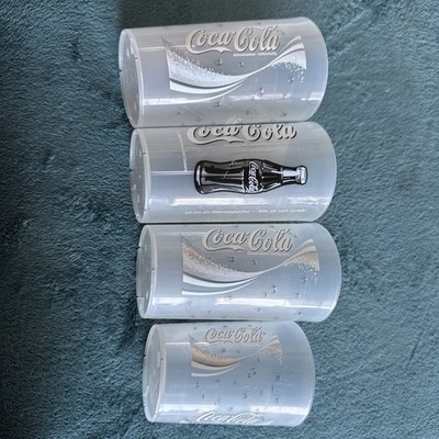 2002 Plastik Becher Coca Cola Drei Stück