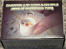 30X 60X Mini LED Magnifying Jewelry Eye Loupe Jewelry Distinguish Tool