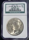 1922 PEACE DOLLAR BINION COLLECTION FAMOUS SILVER DOLLAR HOARD NGC MS62