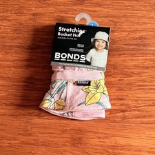 Bonds Baby Daffodil Pink Yellow Bucket Hat Size L BNWT