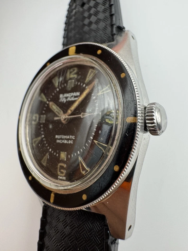 Reloj de buceo Blancpain Fifty Fathoms Rotomatic Incabloc vintage Foto 3 de 4