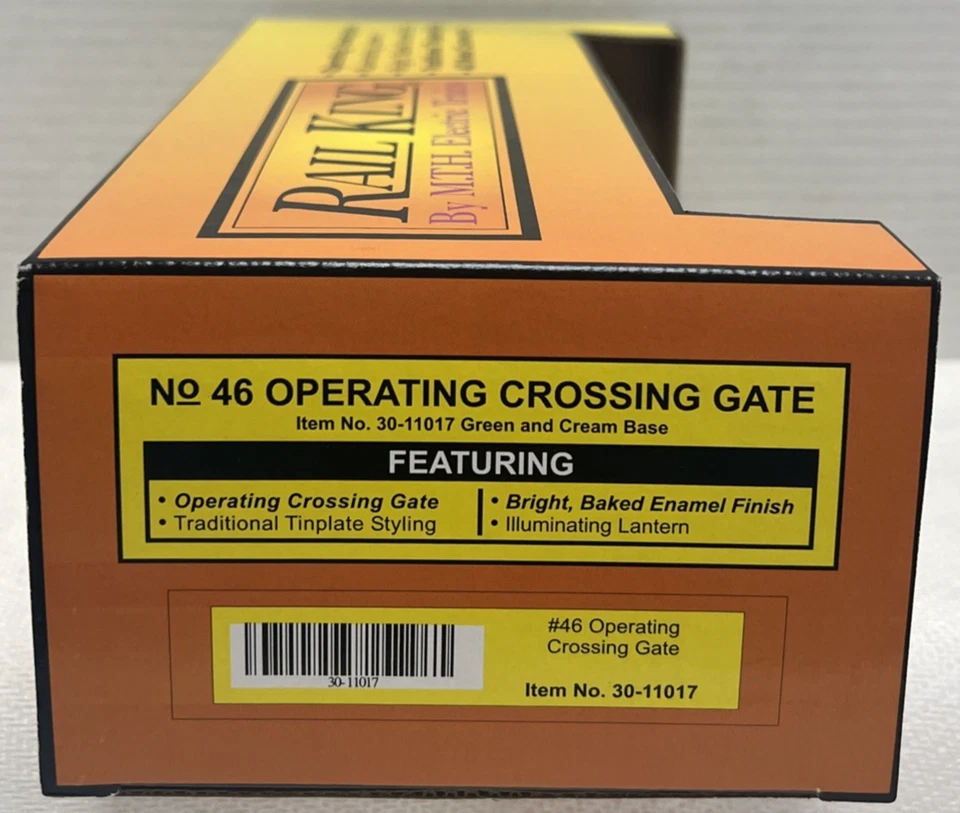RAILKING MTH 30-11017 #46 OPERATING CROSSING GATE - NEW - Image 4 of 4