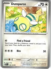 Dunsparce Common SV02: Paldea Evolved 156/193 LP