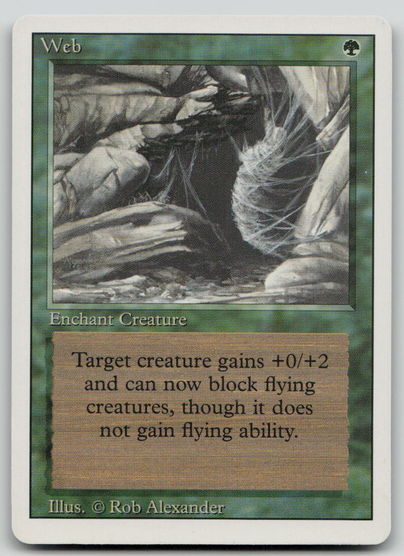 Web [Revised Edition - 229] Lightly Played Rare Magic