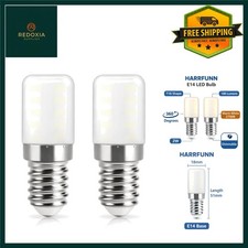 Bright LED Fridge Light Bulb Dimmable SES E14 Cool White 6000K 2-Pack