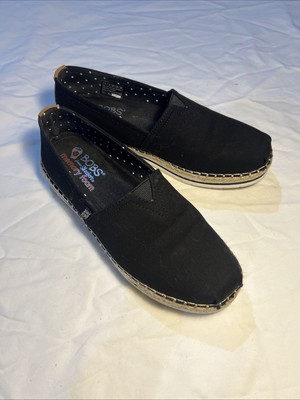 BOBS Breeze From Skechers Memory Foam Black Sz 7 #337H