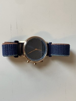 Kronaby Watch S2446-1 Carat Hybrid Smartwatch Silver Dial Rose Gold 38mm
