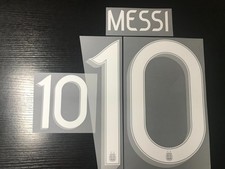 2019 Lionel Messi Argentina Player Size Soccer Shirt Nameset Name Number ID