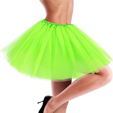 Tutu for Women Adults 5 One Size, Lime Green 15.7 Length
