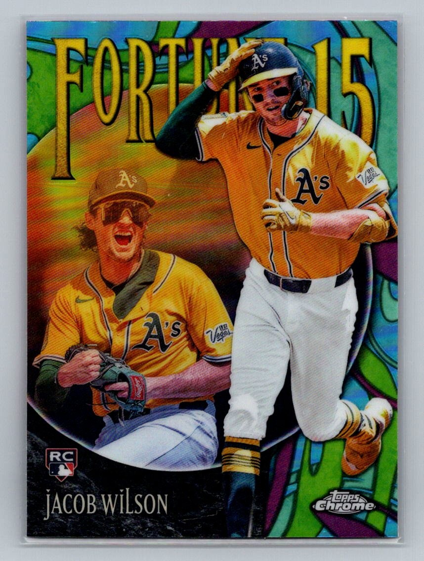 2025 Topps Update Chrome #F15-18 Jacob Wilson Fortune 15 RC | eBay