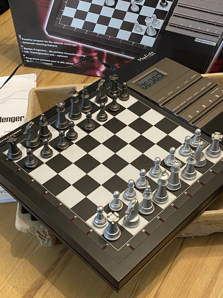 Kasparov Saitek Mephisto Chess Challenger Schachcomputer 1990 Anleitung OVP Rar - Bild 3 von 4