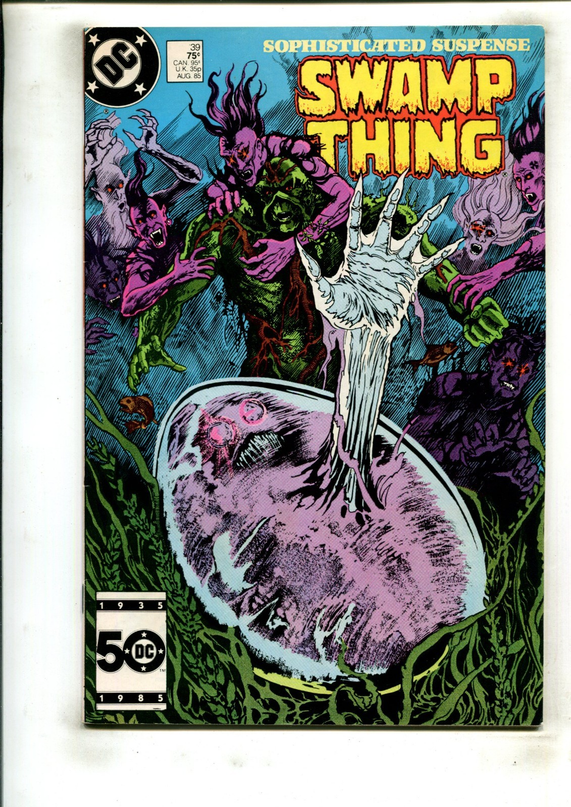 SWAMP THING #39 (9.2) FISH STORY!! 1985