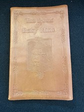 Vintage Baby Records Book  The Book Of Baby Mine