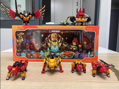 New Jiguangmao JGM-SKP01 FEROCY STEEL KIDDY MINI Predaking Combination Toy Gift