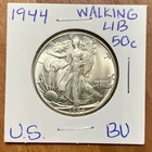 1944 Walking Liberty Silver Half Dollar 50 Cents