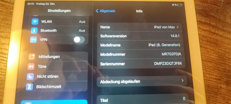 Apple iPad (6th generation) · 32GB · Wi-Fi, Foto 4 von 5
