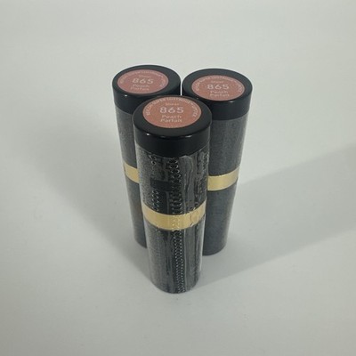 3 PACK Revlon Super Lustrous Lipstick Sheer 865 PEACH PARFAIT Shade NEW SEALED